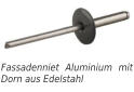 Fassadenniet Aluminium mit Dorn aus Edelstahl