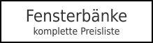Fensterbänkekomplette Preisliste